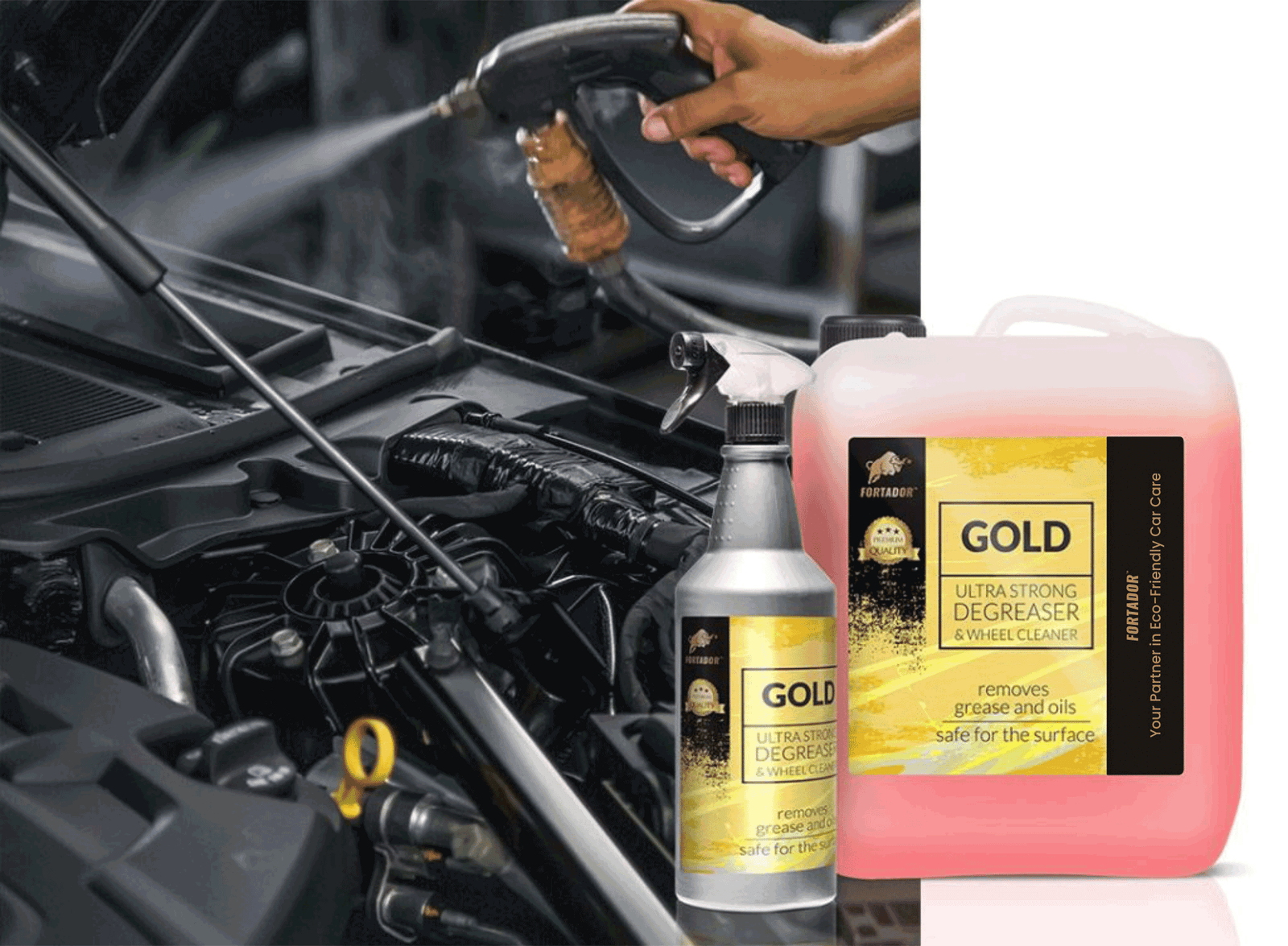 Fortador Gold Heavy Degreaser with Ceramic Coating